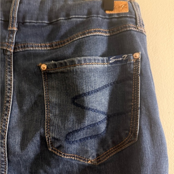 Seven7 Boyfriend Blue Jeans Relaxed Fit - Picture 3 of 6